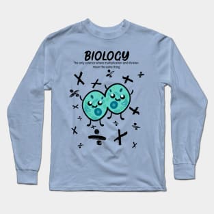 Biology's kawaii Mitosis Long Sleeve T-Shirt